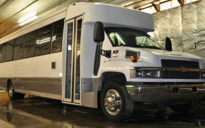 Charter bus exterior